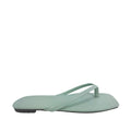 Sandalias flats Karen verde para mujer