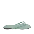 Sandalias flats Karen verde para mujer