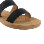 Sandalias flats Malena negro para mujer