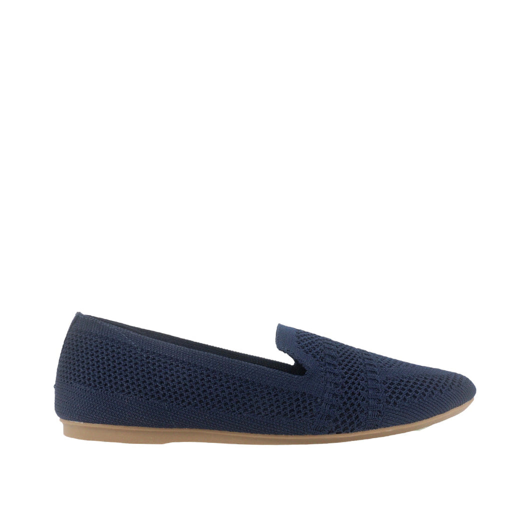 Flats Bamba color navy para mujer
