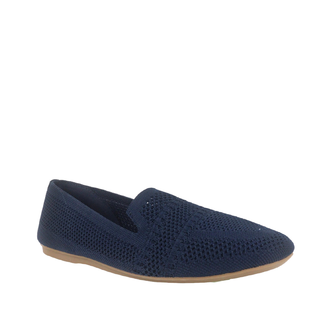 Flats Bamba color navy para mujer