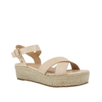 Sandalias de cuña Topaz color blanco