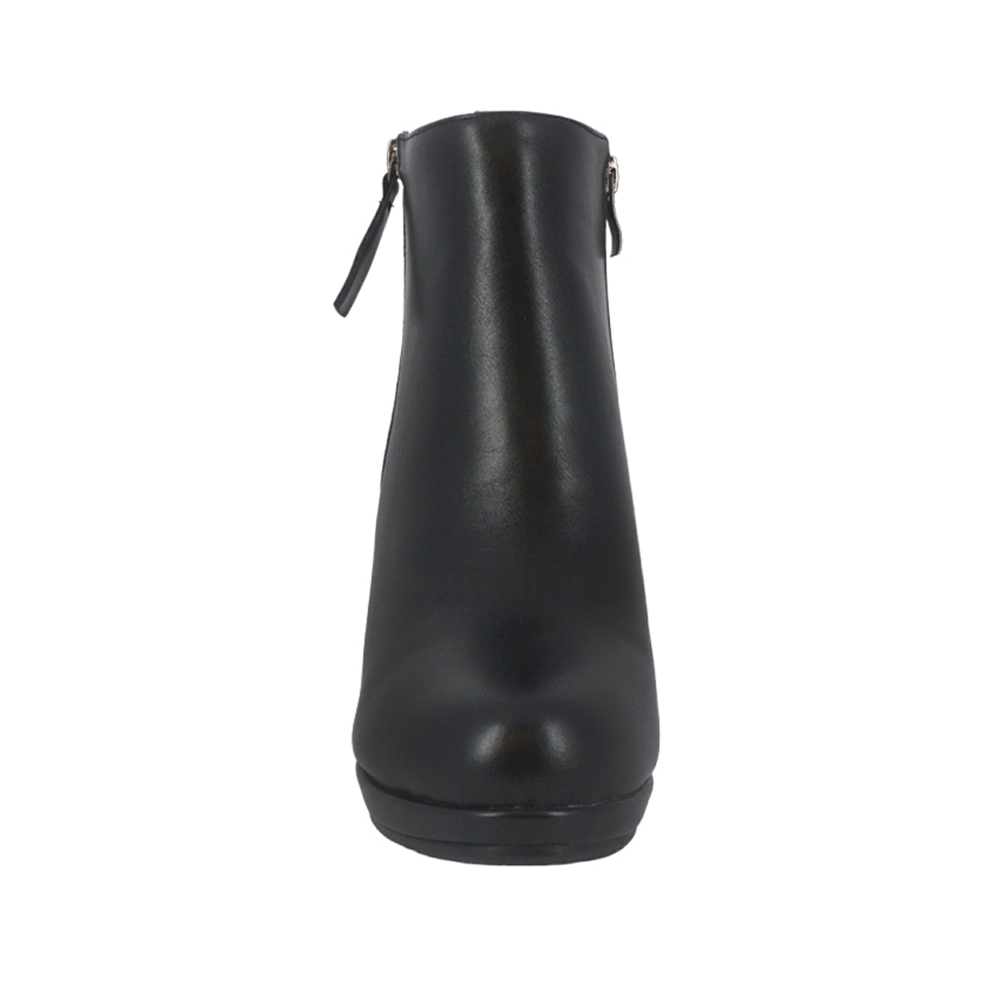 Botines de tacón Jackie color negro para mujer