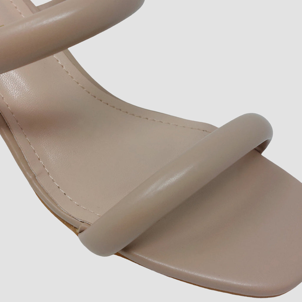 Sandalias Pilar nude para mujer