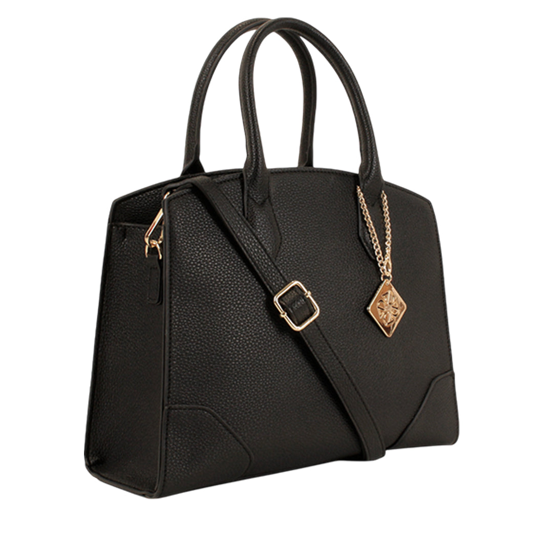 Cartera Lauren color negro