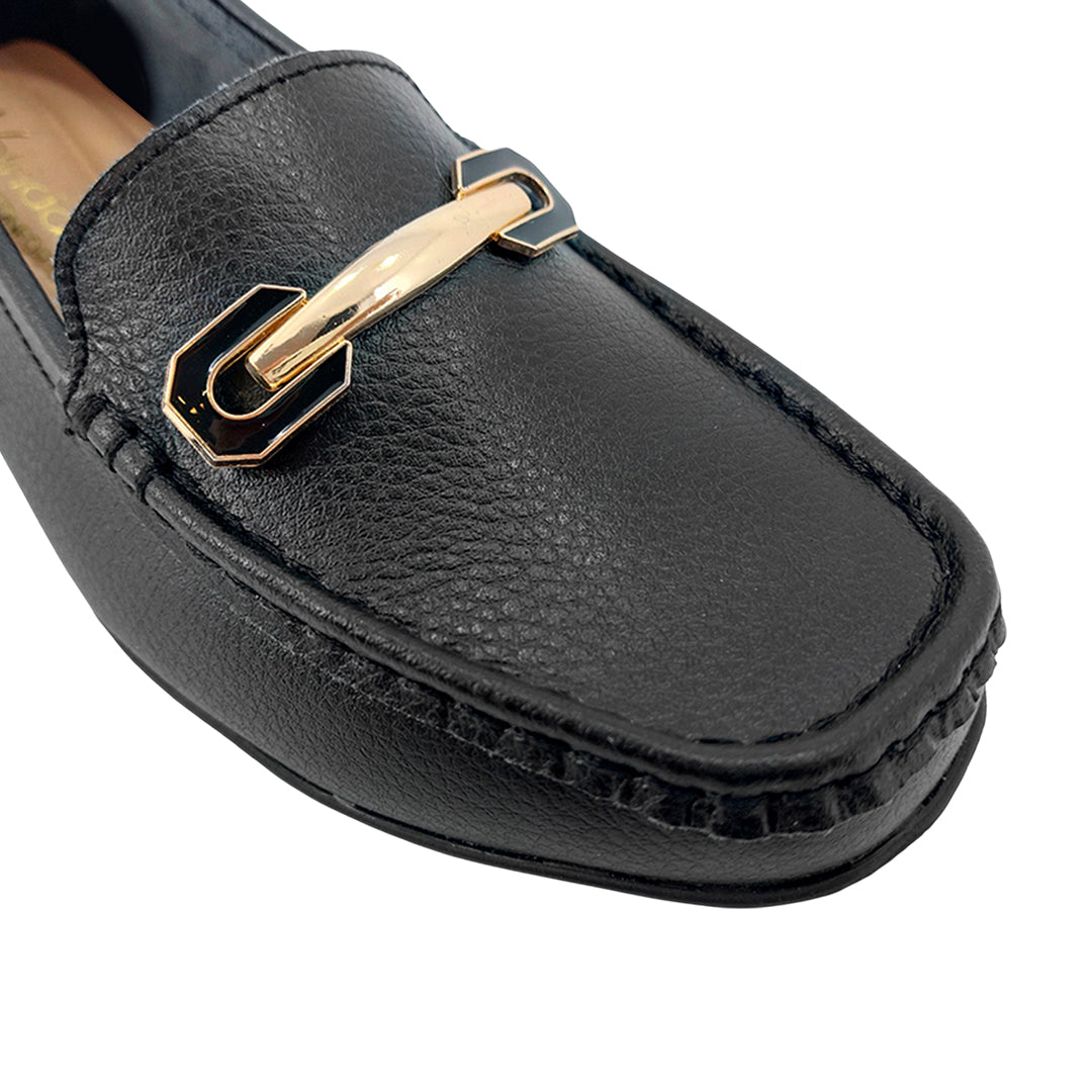 Mocasines Ena negro para mujer