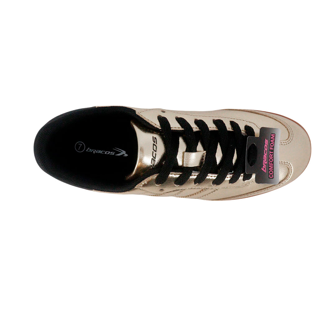 Tennis Lumba dorado para mujer