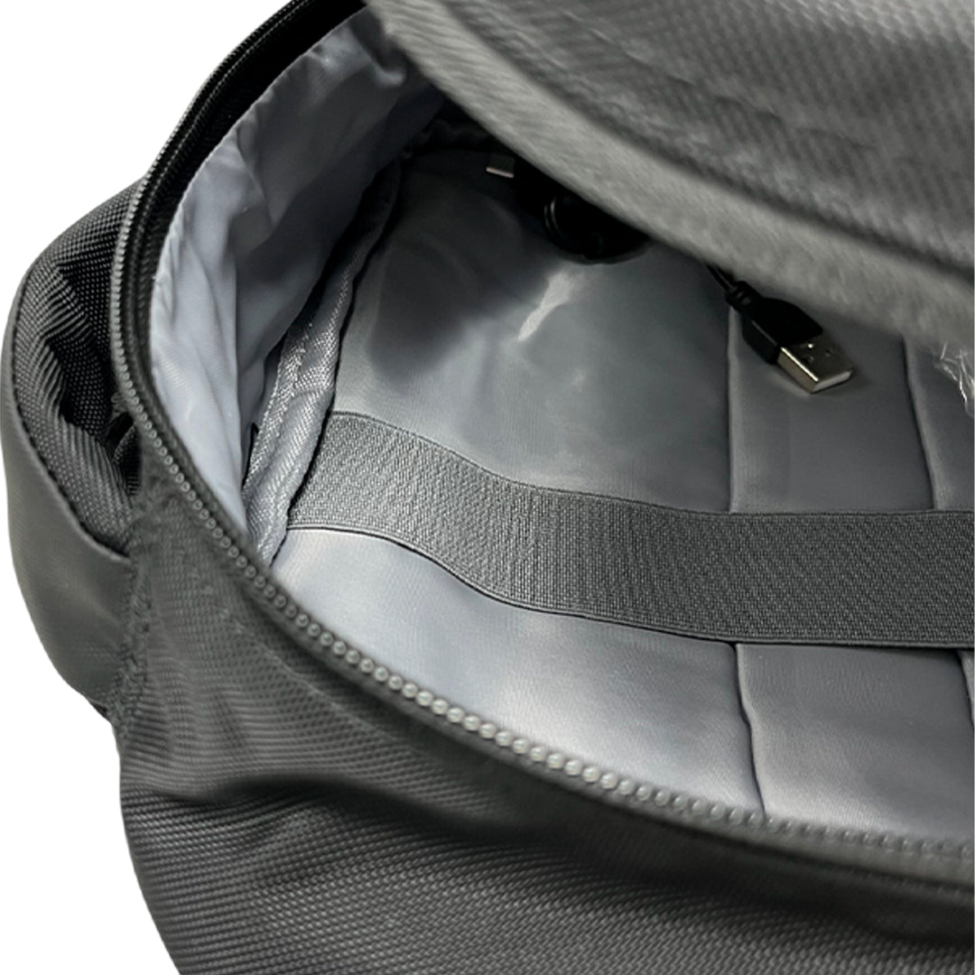 Mochila Joe color gris