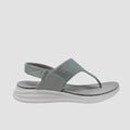 Sandalias flats Joy plateado para mujer