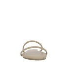 Sandalias flats Kory taupe para mujer