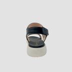 Sandalias flats Lena negro para mujer