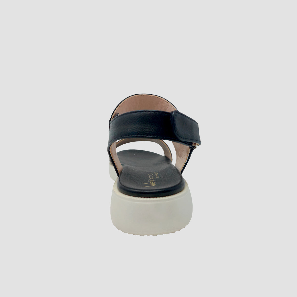 Sandalias flats Lena negro para mujer
