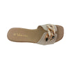 Sandalias flats Mariam hueso para mujer