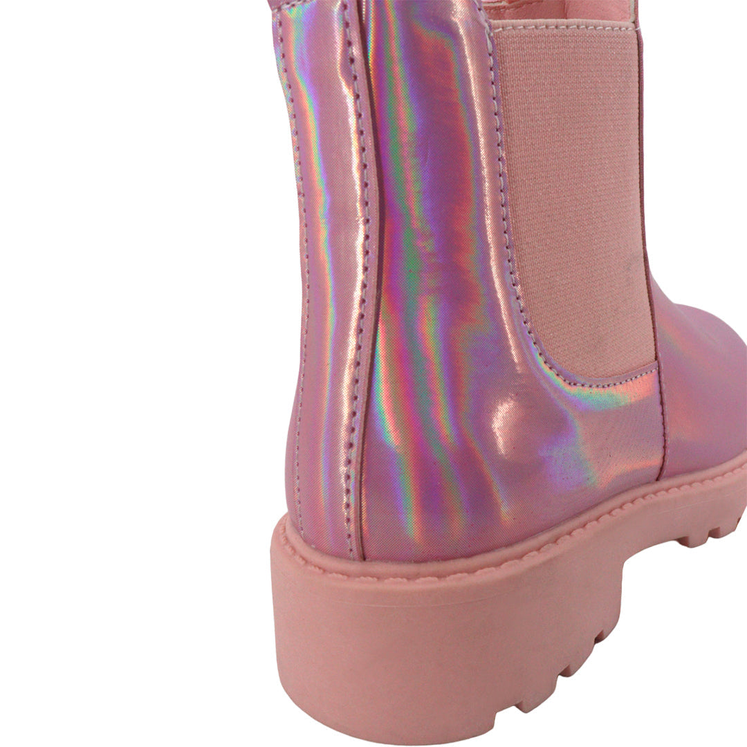 Botas Fatima rosado para niña