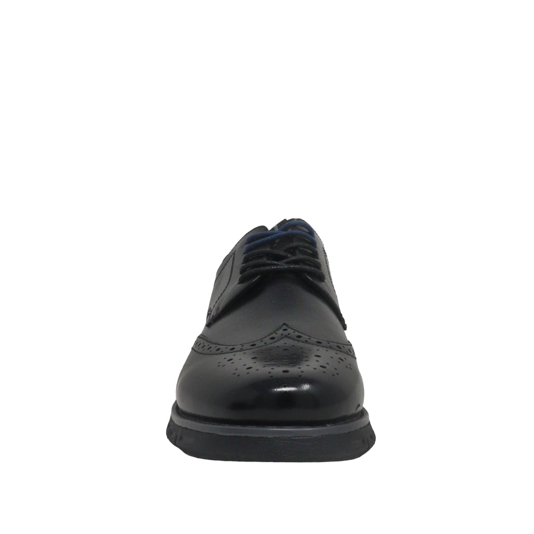 Derby shoes Martin wingtip para hombre color negro
