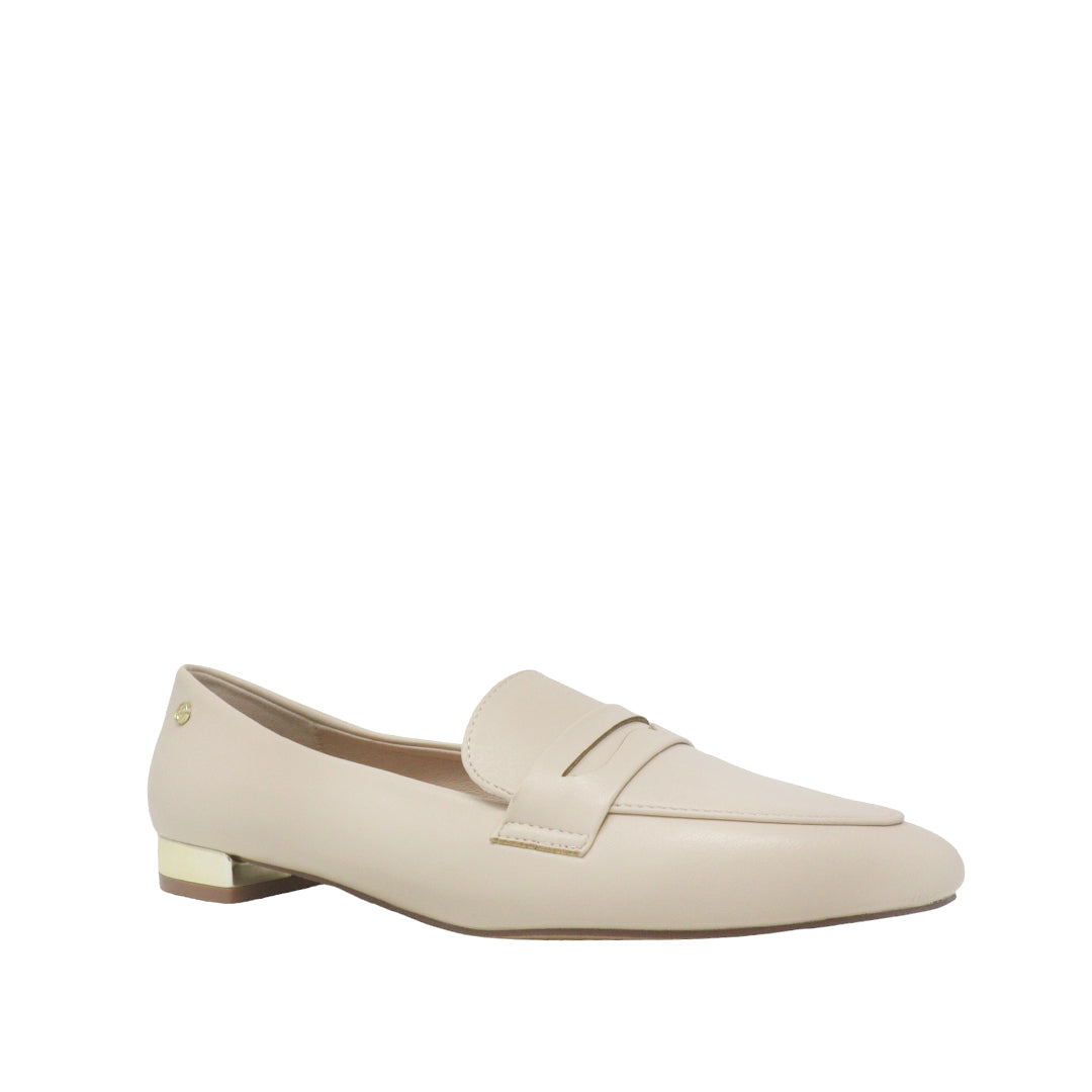 Ballerinas con tacón Odelia para mujer color blanco hueso