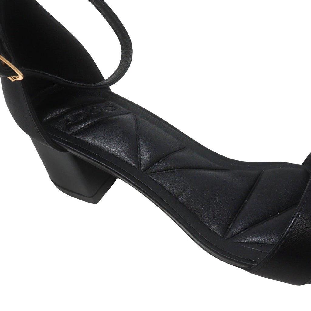 Sandalias de tacón Rocio para mujer color negro