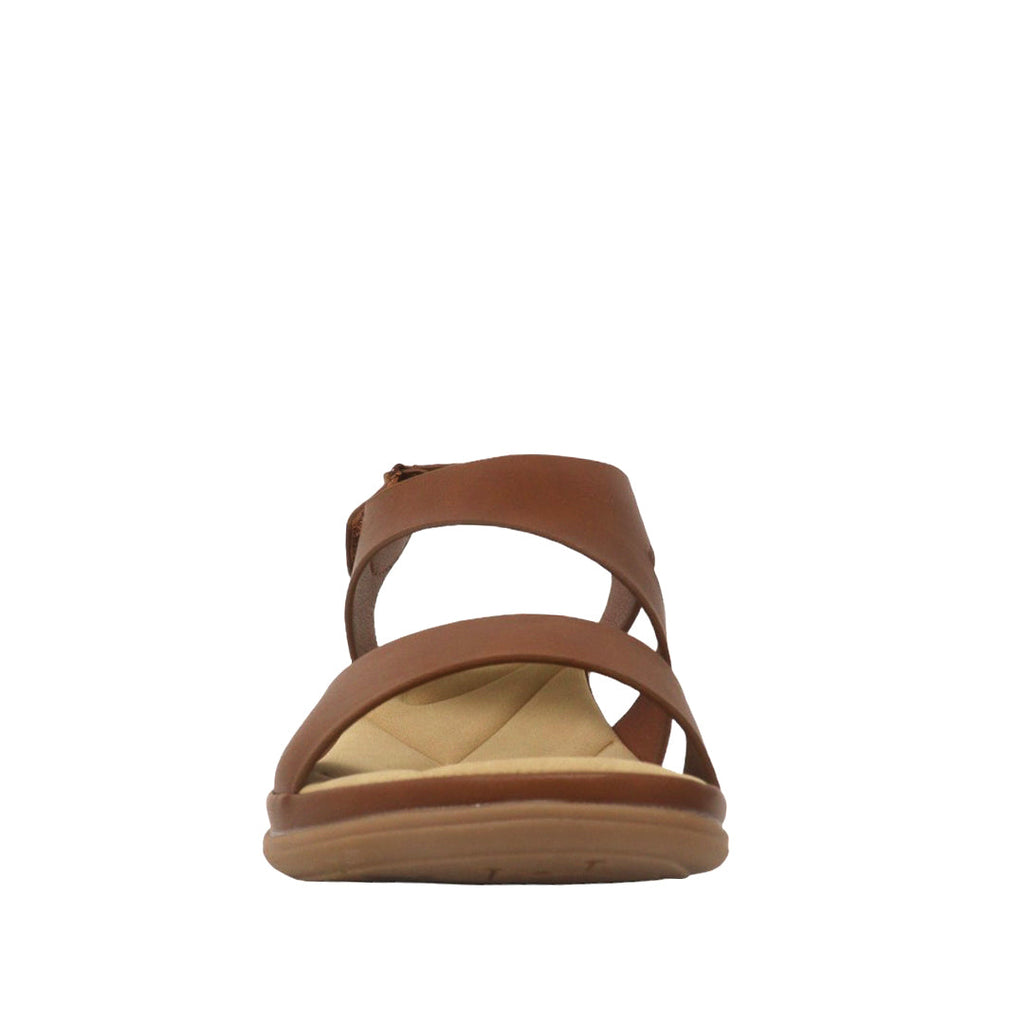 Sandalias de cuña Marga para mujer color café