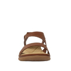 Sandalias de cuña Marga para mujer color café
