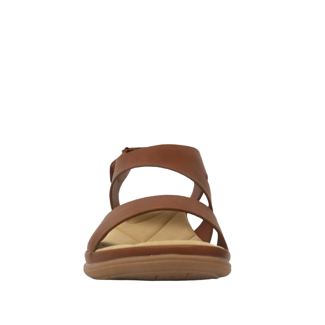 Sandalias de cuña Marga para mujer color café