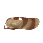 Sandalias de cuña Marga para mujer color café