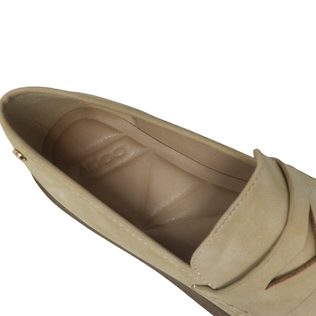Mocasines Pippa para mujer color arena