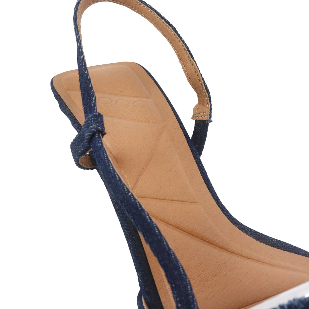 Tacones slingback Nessa para mujer color azul