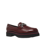 Mocasines Mikkaela para mujer color burgundy