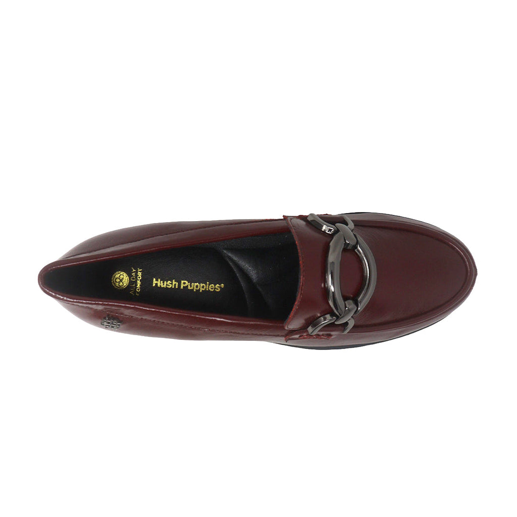 Mocasines Mikkaela para mujer color burgundy
