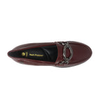 Mocasines Mikkaela para mujer color burgundy