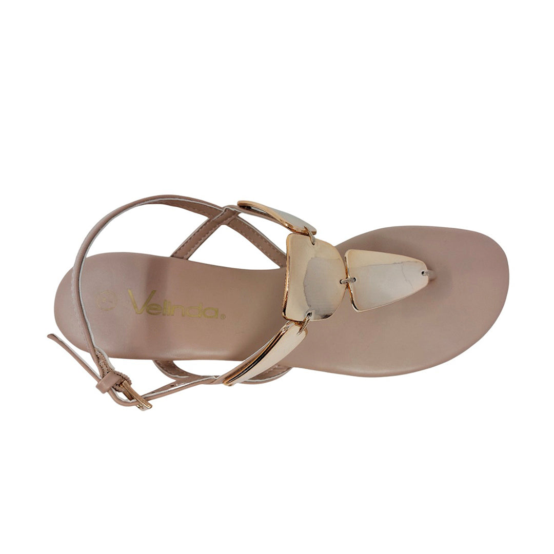 Sandalias Lisa nude para mujer