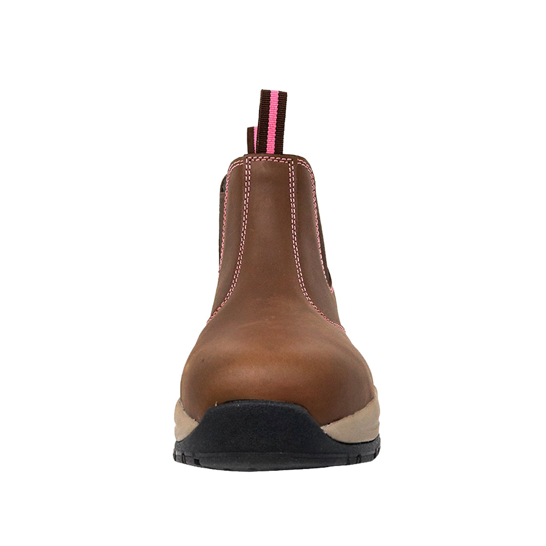 Botas industriales Kate  cafe para mujer