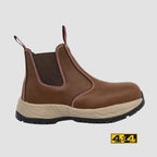 Botas industriales Kate  cafe para mujer