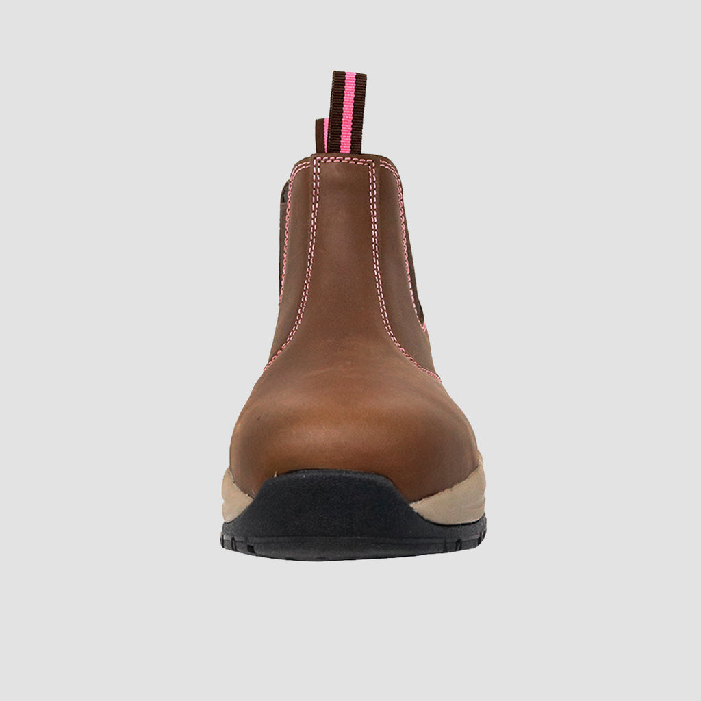 Botas industriales Kate  cafe para mujer