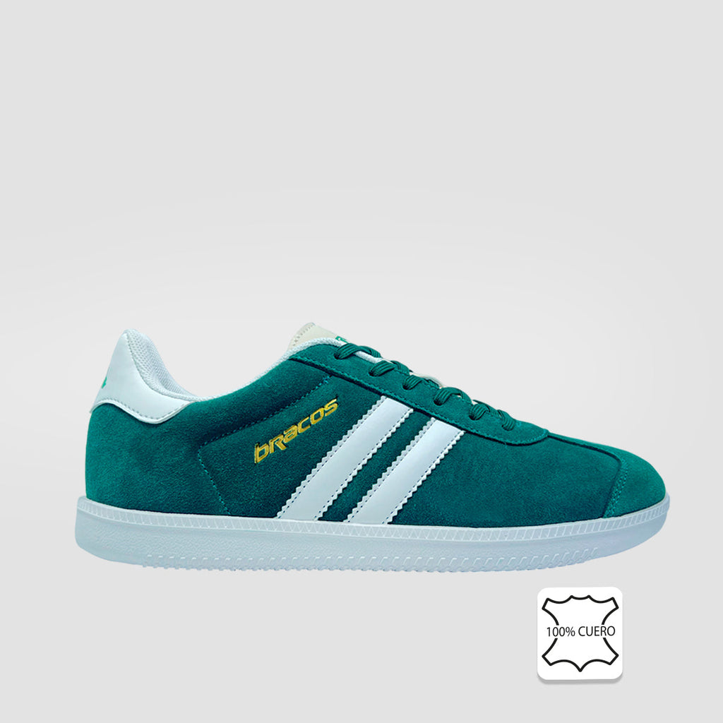 Sneakers Giselly verde para mujer