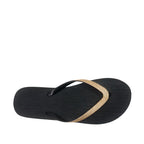 Sandalias flats Copacabana dorado