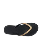 Sandalias flats Copacabana dorado