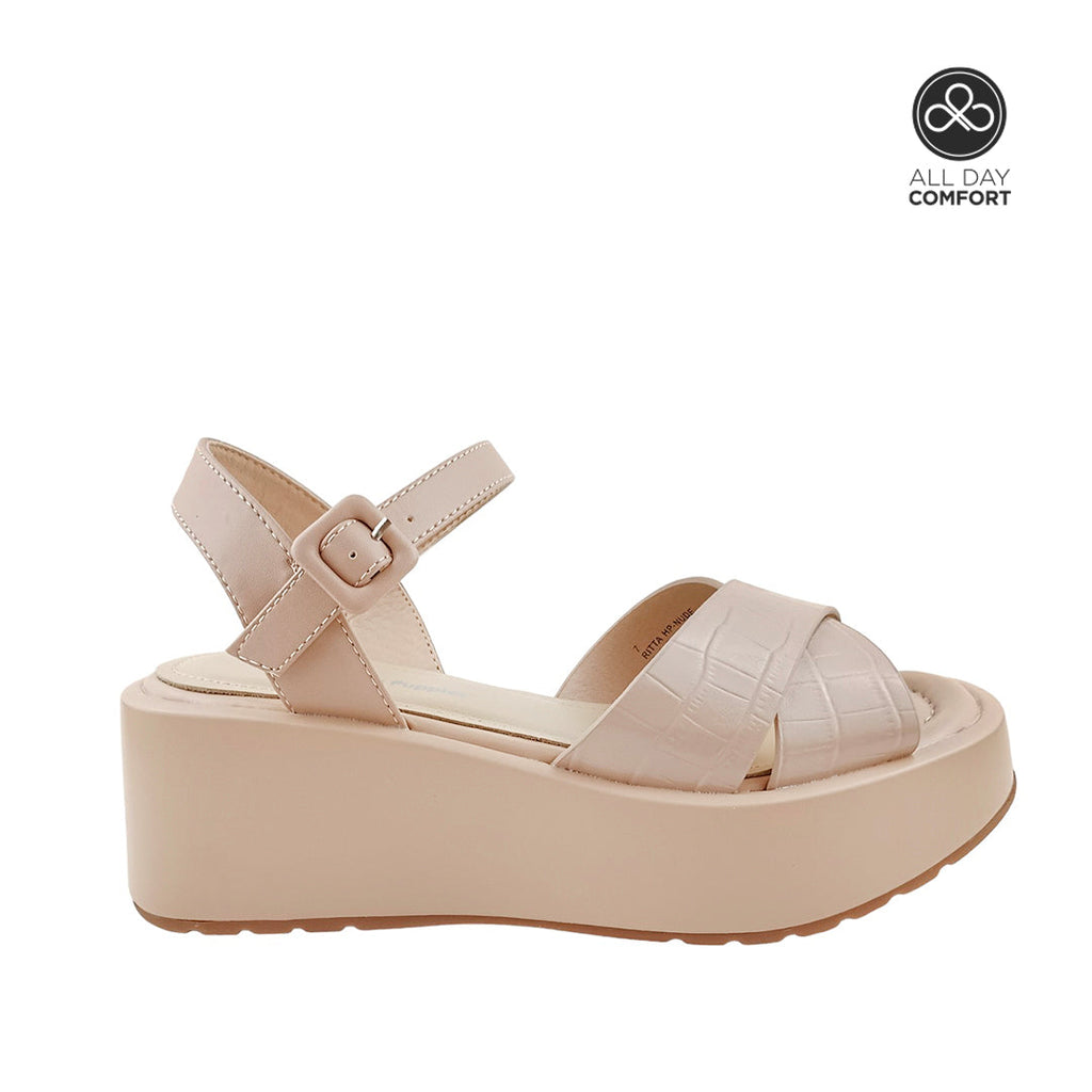 Sandalias Ritta para mujer color nude