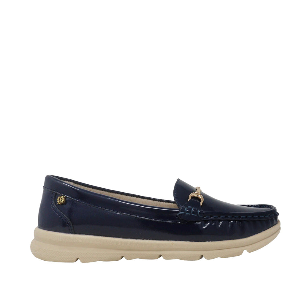 Mocasines Roccio para mujer color navy