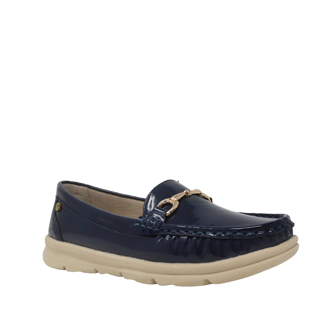 Mocasines Roccio para mujer color navy