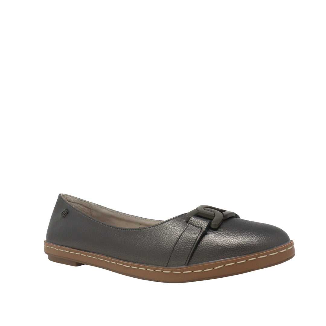 Ballerinas Nicolle para mujer color pewter
