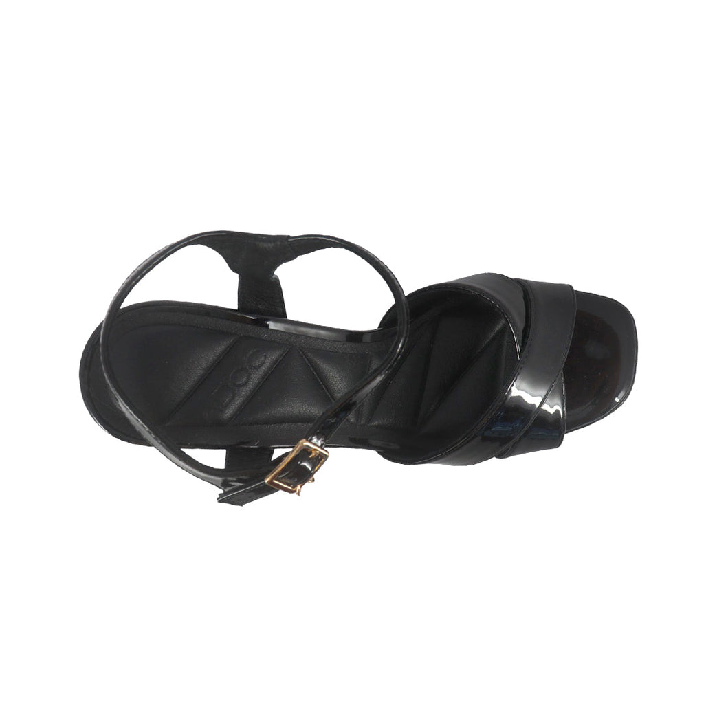 Sandalias de tacón Quilzel para mujer color negro