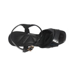 Sandalias de tacón Quilzel para mujer color negro