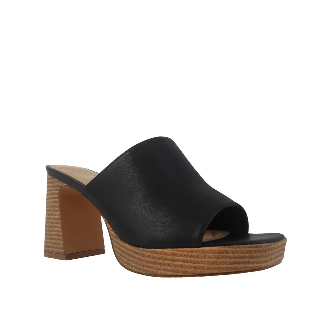 Sandalias de tacón Positano para mujer color negro