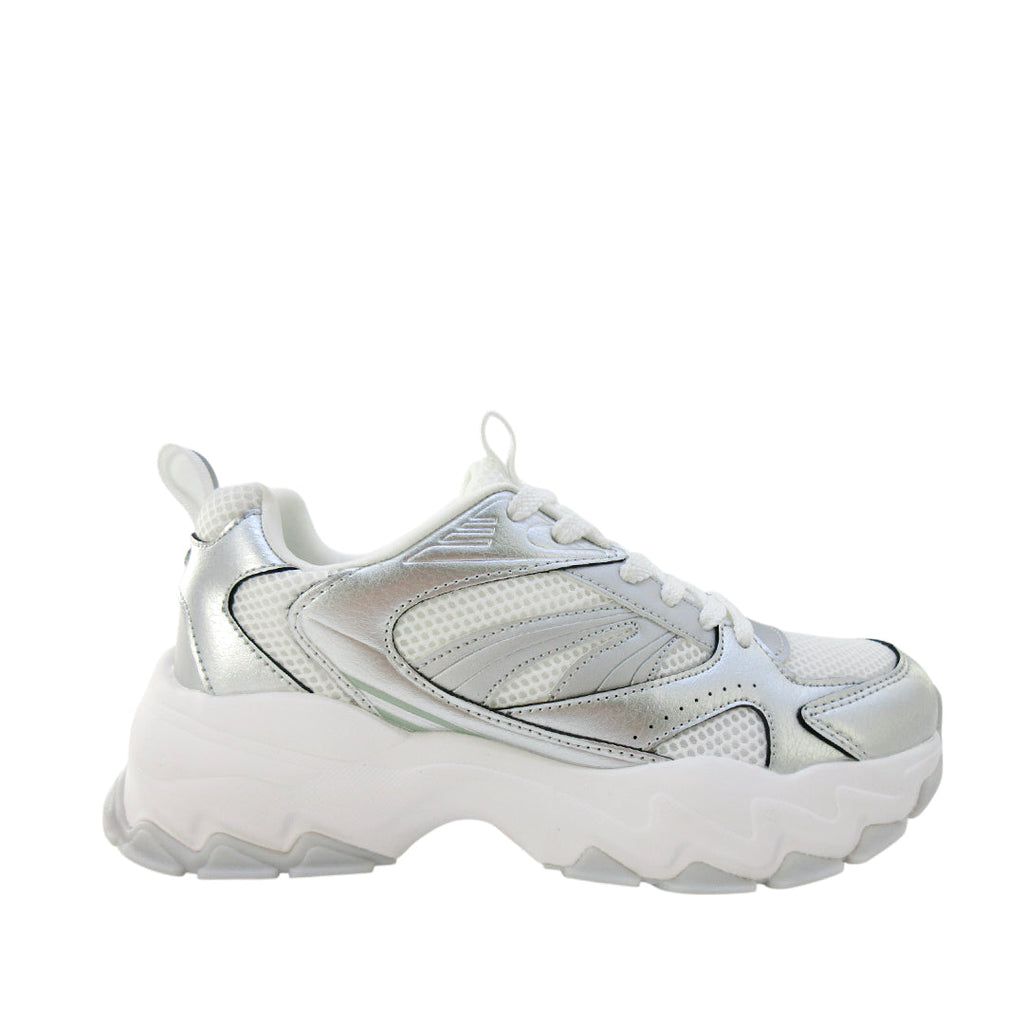 Tennis Romy color plateado