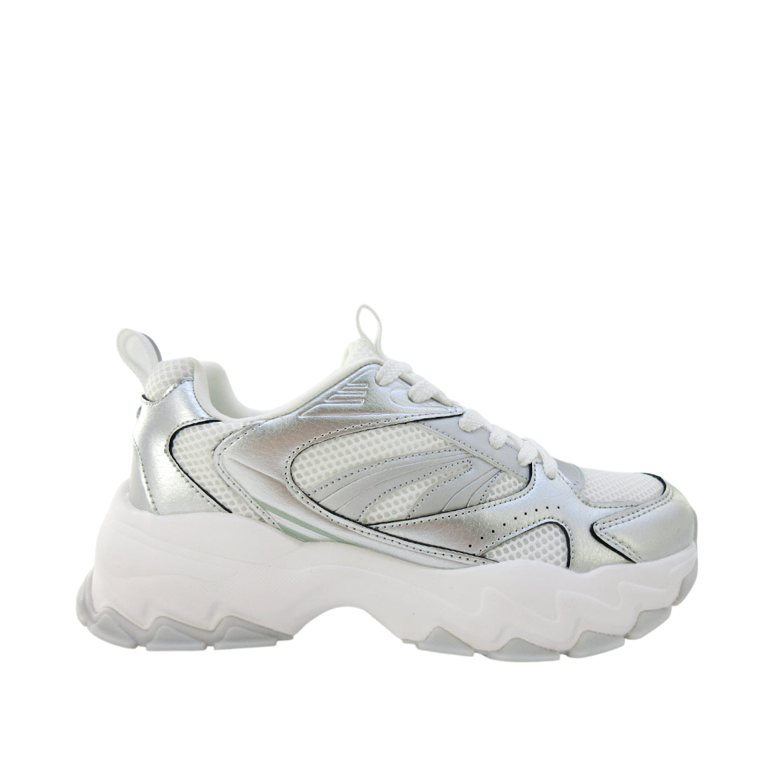Tennis Romy color plateado