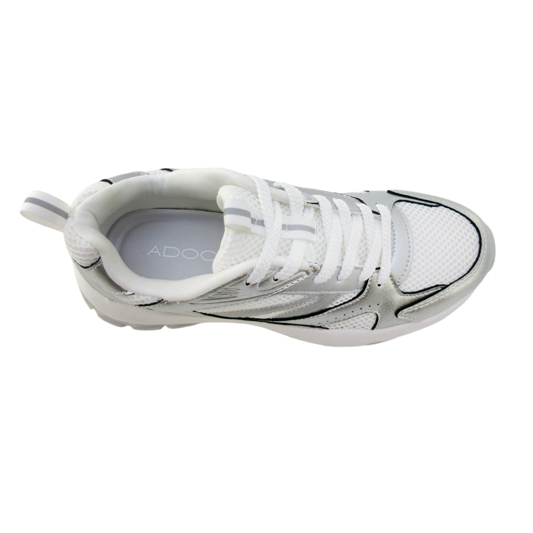 Tennis Romy color plateado