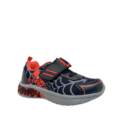 Tennis Spiderman negro para niño