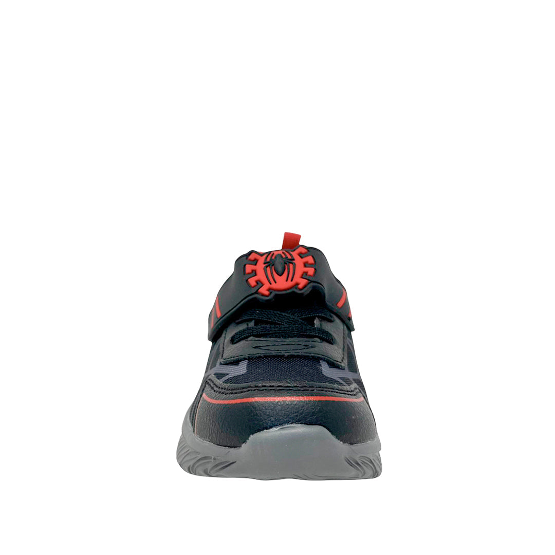 Tennis Spiderman negro para niño