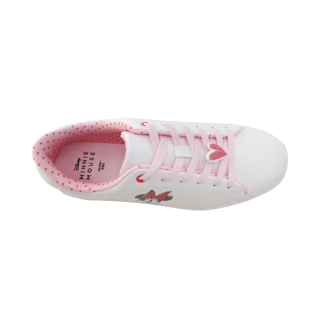 Sneakers Minnie color blanco